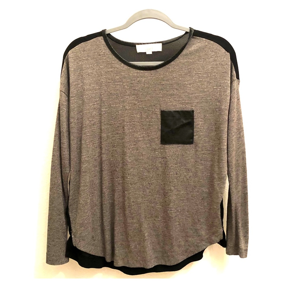 Ann Taylor 3/4 Sleeve Pocket Shirt